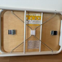 【無印良品】スチールパイプ折りたたみテーブルの画像