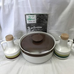 ☆ドリーム2号館☆エレック便利セット　鍋・ワインボトル×2の画像