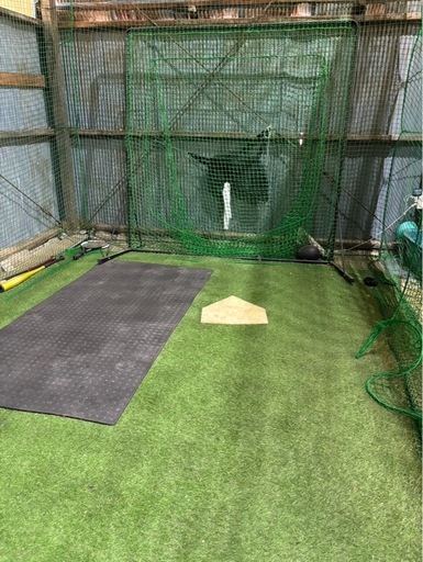 雨天練習場　とりかご　バッティングゲージ　硬式　練習　室内練習場　バッティングネット　人工芝　硬式　打撃打撃