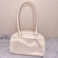 【推し活用】クリーム色 ショルダーバッグの画像