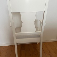 IKEA ダイニングチェア　ホワイト の画像