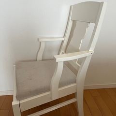 IKEA ダイニングチェア　ホワイト の画像