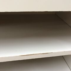 ★リユースのサカイ春日部店★KJ11756  レンジ台 ホワイト H83×W60×D60 クリーニング済みの画像
