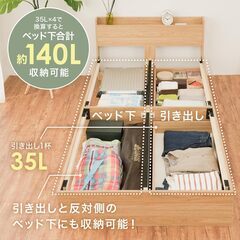 低反発マットレスとベッドフレームセットで売ります。の画像