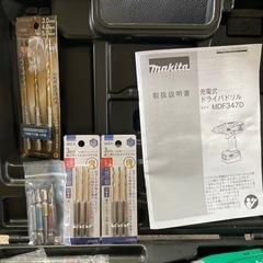 マキタの電動ドリルの画像