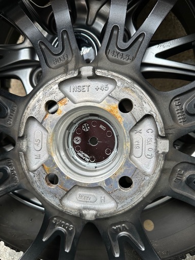【㊗️ご成約?】【軽自動車用 美品 14インチアルミホイール Exceeder PRODUCED BY HOT STAFF 14X4.