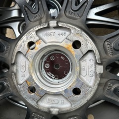 【軽自動車用 美品 14インチアルミホイール Exceeder PRODUCED BY HOT STAFF 14X4.5J INSET 45 4本セット 】＊タイヤは履きつぶしのスタッドレスタイヤ BRIDGESTONE BLIZZAK VRX  155/65R14   L375Sタントから取り外しました。の画像