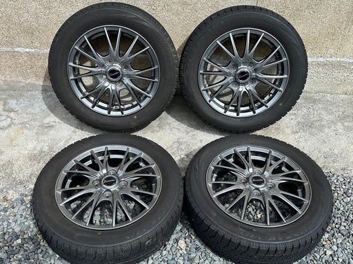 【㊗️ご成約?】【軽自動車用 美品 14インチアルミホイール Exceeder PRODUCED BY HOT STAFF 14X4.