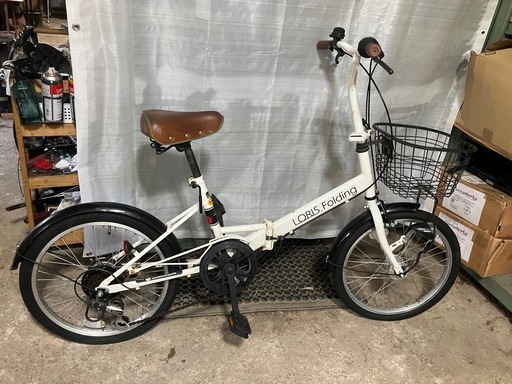 【折りたたみ自転車 20インチ オートライト ６段変速】すぐお乗り頂けます！整備済！一部地域送料無料！