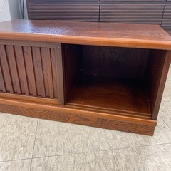 【ジモティー割引で最大15％OFF⭐️】 木製 引き戸　収納家具 の画像