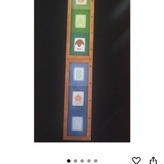 身長計付 フォトフレームの画像