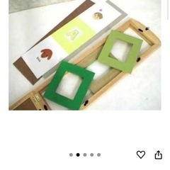 身長計付 フォトフレームの画像