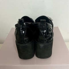 Bubbles ビジュー付き厚底ローファー　サイズ39(24.0〜24.5cm)の画像