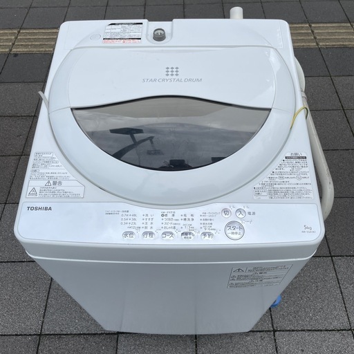 TOSHIBA 5kg 電気洗濯機　AW-5G6 