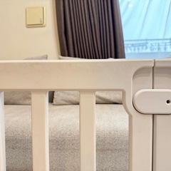 【美品】【iFam アイファム doridori 】ベビーサークル BIRCH バーチ ドア付10枚➕専用マット の画像