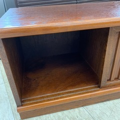 【ジモティー割引で最大15％OFF⭐️】　木製 引き戸式　収納家具 キャビネット の画像