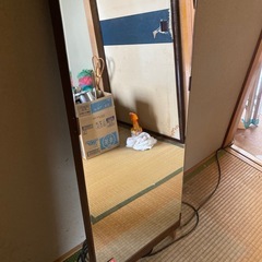 鏡面割れなどなし　姿見　高さ120cmの画像
