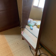 鏡面割れなどなし　姿見　高さ120cmの画像