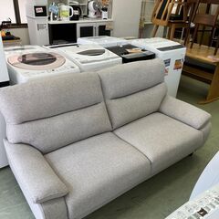 【リサイクルショップ ピカソ 小松原】🛋️✨約185cm2023年製 ニトリ 3S SOFA MK02 KDMOLGY（グレー）✨★6368★の画像