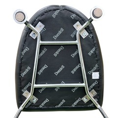 【IDC大塚家具】Domicil ドミシール 黒総革 アームチェア 1人掛けソファ DM-KOD9011 ケン・オクヤマの画像
