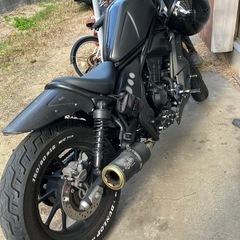 レブル250   ディアブロ　スーパーボム　スリップオンマフラー
 の画像