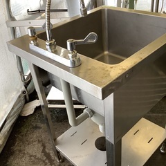 一槽シンク W50cm 管1250913AK (ベストバイ 静岡県袋井市)の画像