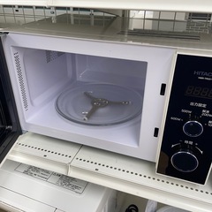 ★リユースのサカイ幸手店★SJ10529★HITACHI 電子レンジ　20年製　クリーニング済み の画像