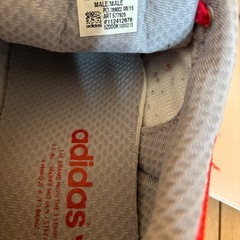 adidas superstar 28cm 赤色　スニーカーの画像