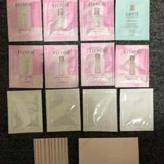 ✨無料✨ ◎新品◎ KOSE コーセー　サンプル 14つ ＆◎美品◎ バッグ　Roberta di Camerino ロベルタ ディ カメリーノ ♪ エナメル♪赤　の画像