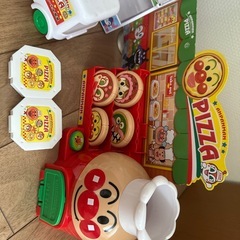 アンパンマン　おもちゃ　コンビニ　ピザ屋さんの画像