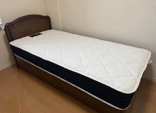 源ベッド　シングルマットレス　ほぼ新品