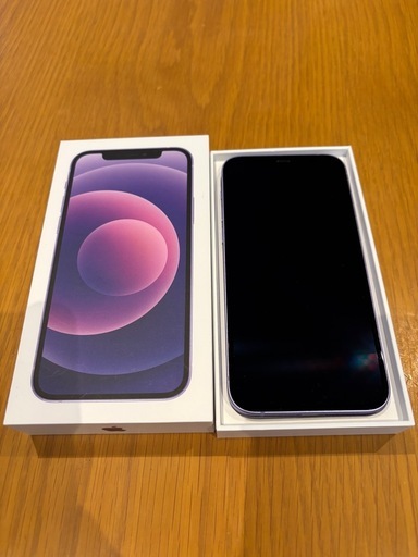 Apple　iPhone12　64GB　パープル　中古品　初期化済み