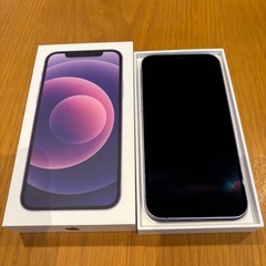 Apple　iPhone12　64GB　パープル　中古品　初期化済みの画像