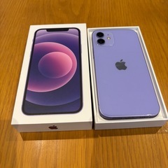Apple　iPhone12　64GB　パープル　中古品　初期化済みの画像