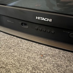 HITACHIブラウン管テレビの画像