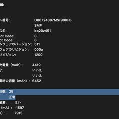 MacBook Air（13インチ,2017）128GB/8GB〈MQD32J/A〉⑥の画像