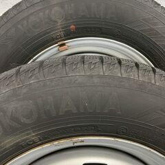YOKOHAMA ice GUARD IG60 アイスガード 145/80/R13 2020年 2022年 4本セット スチールホイール 鉄チン タイヤ 車用品 Y2235の画像