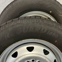 YOKOHAMA ice GUARD IG60 アイスガード 145/80/R13 2020年 2022年 4本セット スチールホイール 鉄チン タイヤ 車用品 Y2235の画像
