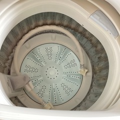 AQUA 全自動電気洗濯機5.0kg　中古美品　AQW-BK50F 水戸市引き取り限定の画像