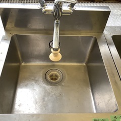 一槽シンク W60cm 管1250913BK (ベストバイ 静岡県袋井市)の画像