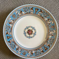 愛品倶楽部柏店】WEDGWOOD ウェッジウッド フロレンティーン ターコイズ プレートの画像
