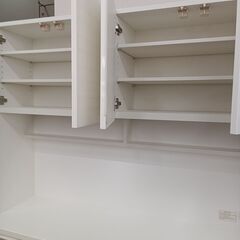 ★リユースのサカイ水戸店★ ニトリ レンジボード ホワイト H191×D42.5×W139.5 クリーニング済み MT5452の画像