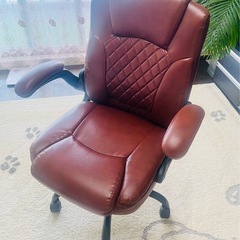 新品 オフィスチェア 社長椅子 パソコンチェア デスクチェア 事務椅子 ゲーミングチェア PUレザー ハイバック リクライニング 可動肘付き 跳ね上げ ロッキング 高さ調節可能 疲れにくい クッション 高級感 おしゃれ テレワーク 在宅勤務の画像