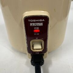 TOSHIBA 東芝 電気がま 0.6L 電気釜 昭和レトロの画像