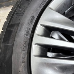 新車外しホイール、新品タイヤ　40系アルファード ヴェルファイア スタッドレスタイヤ 225/60r18の画像