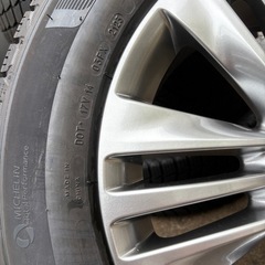 新車外しホイール、新品タイヤ　40系アルファード ヴェルファイア スタッドレスタイヤ 225/60r18の画像