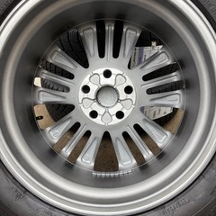 新車外しホイール、新品タイヤ　40系アルファード ヴェルファイア スタッドレスタイヤ 225/60r18の画像