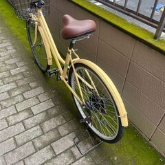 リサイクルショップどりーむ荒田店　No488 自転車　シティサイクル　27インチ　ギア切り替え付き♪の画像