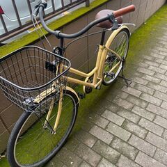 リサイクルショップどりーむ荒田店　No488 自転車　シティサイクル　27インチ　ギア切り替え付き♪の画像