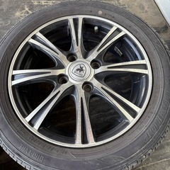 中古アルミ 14インチ ウェッズ BROOK NT8 4.5J 14 4/100 +45 ブラックポリッシュの画像